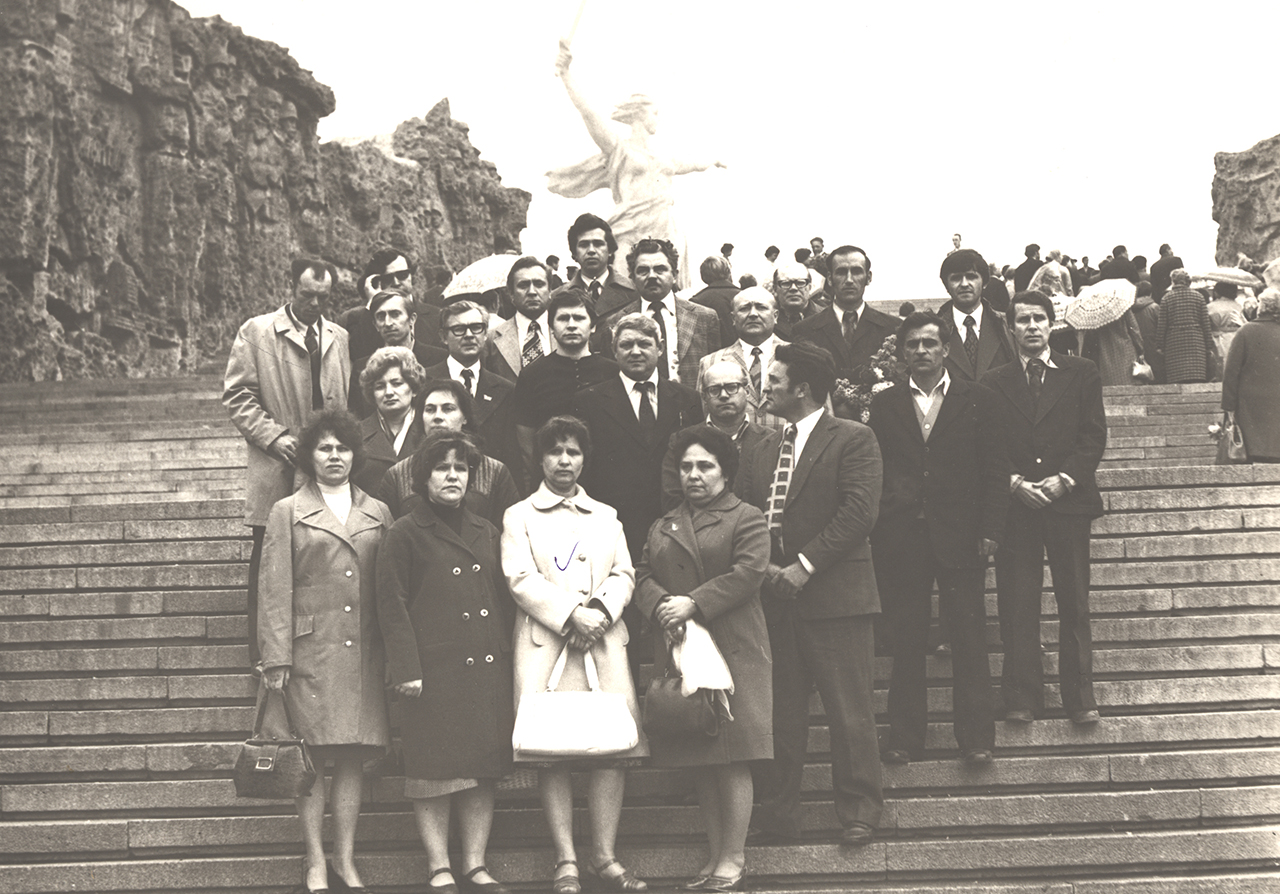 На семинаре экономистов Мингазпрома в Волгограде, 1976 г.