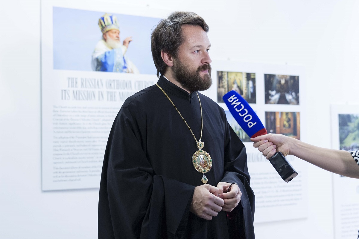 Председатель Отдела внешних церковных связей Московского Патриархата митрополит Волоколамский Иларион