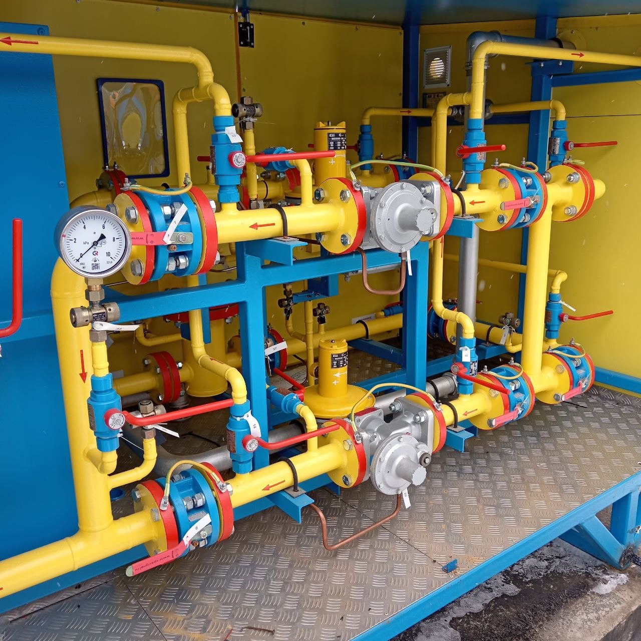 Оборудование пункта редуцирования газа
