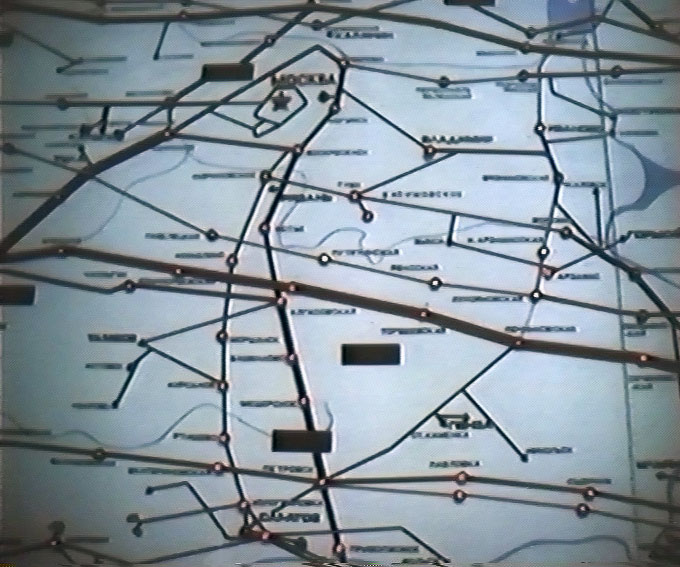 Центральный производственно-диспетчерский департамент в 1980-е годы. Кадры из кинофильма