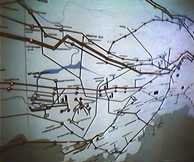 Центральный производственно-диспетчерский департамент в 1980-е годы. Кадры из кинофильма