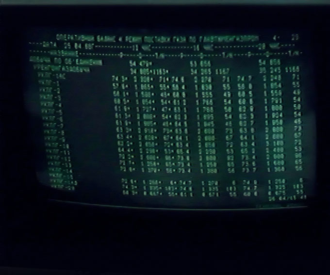 Центральный производственно-диспетчерский департамент в 1980-е годы. Кадры из кинофильма