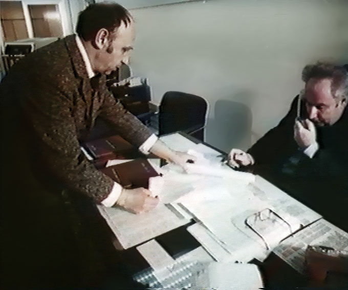 Центральный производственно-диспетчерский департамент в 1980-е годы. Кадры из кинофильма