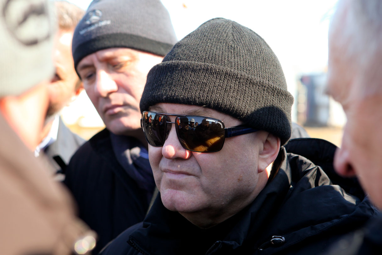 Александр Ананенков на площадке строительства головной компрессорной станции «Сахалин»