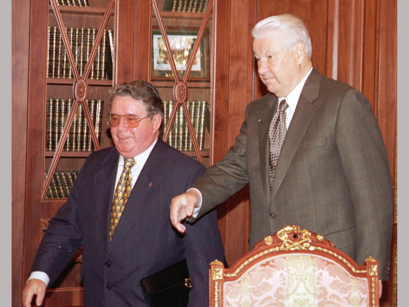 С Борисом Ельциным, 3 июля 1998 года. Фото ИТАР-ТАСС