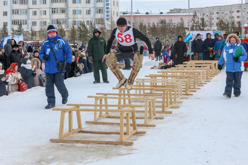 Прыжки через нарты