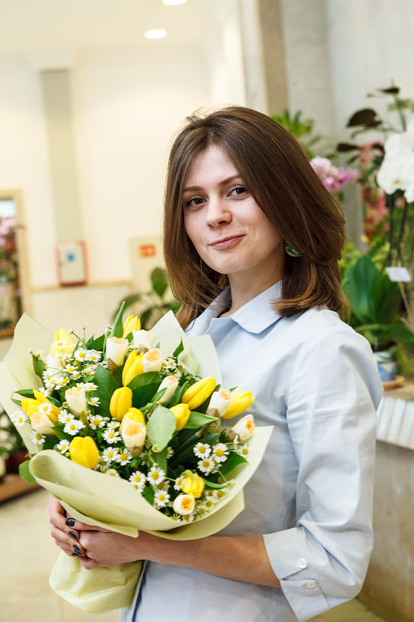 Флорист Анна Петровская.