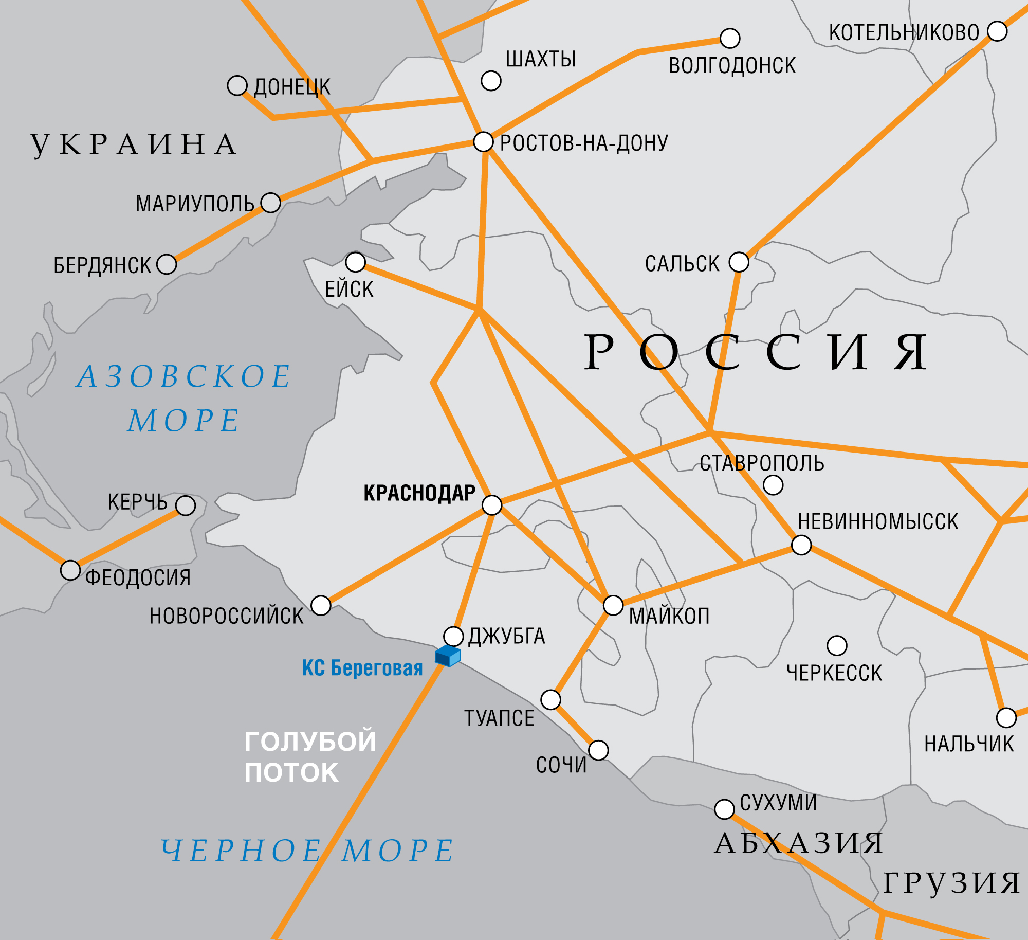 Схема трубопроводов москвы