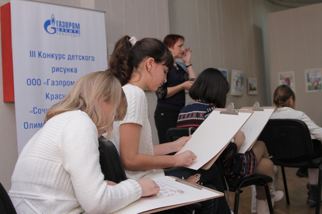 Воспитанники художественных школ Кубани, Коми и Ставрополья нарисовали Олимпиаду