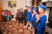 В селе Александровка работников предприятия встречала многодетная семья