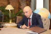В Санкт-Петербурге состоялась рабочая встреча Алексея Миллера и Главы Администрации Липецкой области Игоря Артамонова