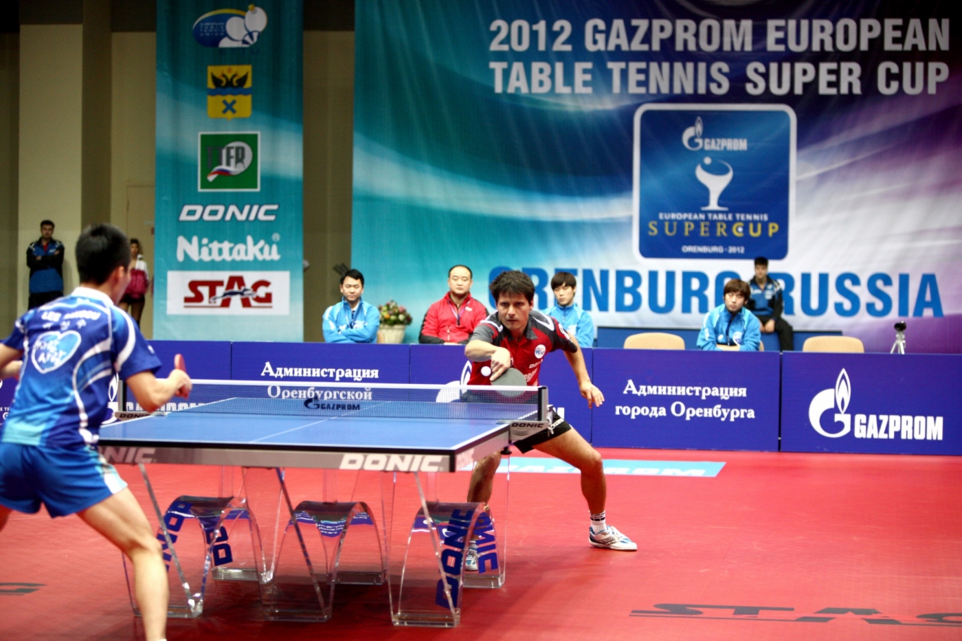 Поединок Алексея Смирнова и игрока из Южной Кореи Санг Су Ли