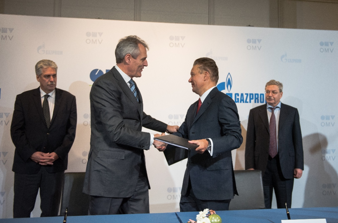 «Газпром» и OMV подписали обязывающее Базовое соглашение об обмене активами. Фото OMV AG