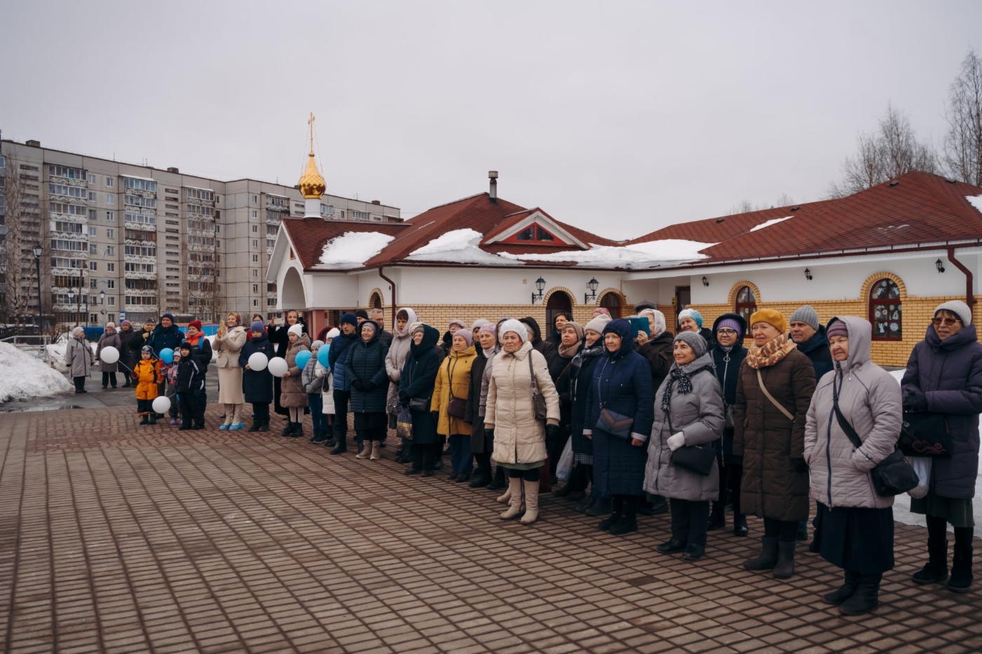 Прихожане храма Пантелеймона в г. Петрозаводск