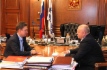 Встреча Алексея Миллера и Губернатора Омской области Виктора Назарова