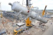 Монтаж колонны на УСК 2 (установка стабилизации конденсата)