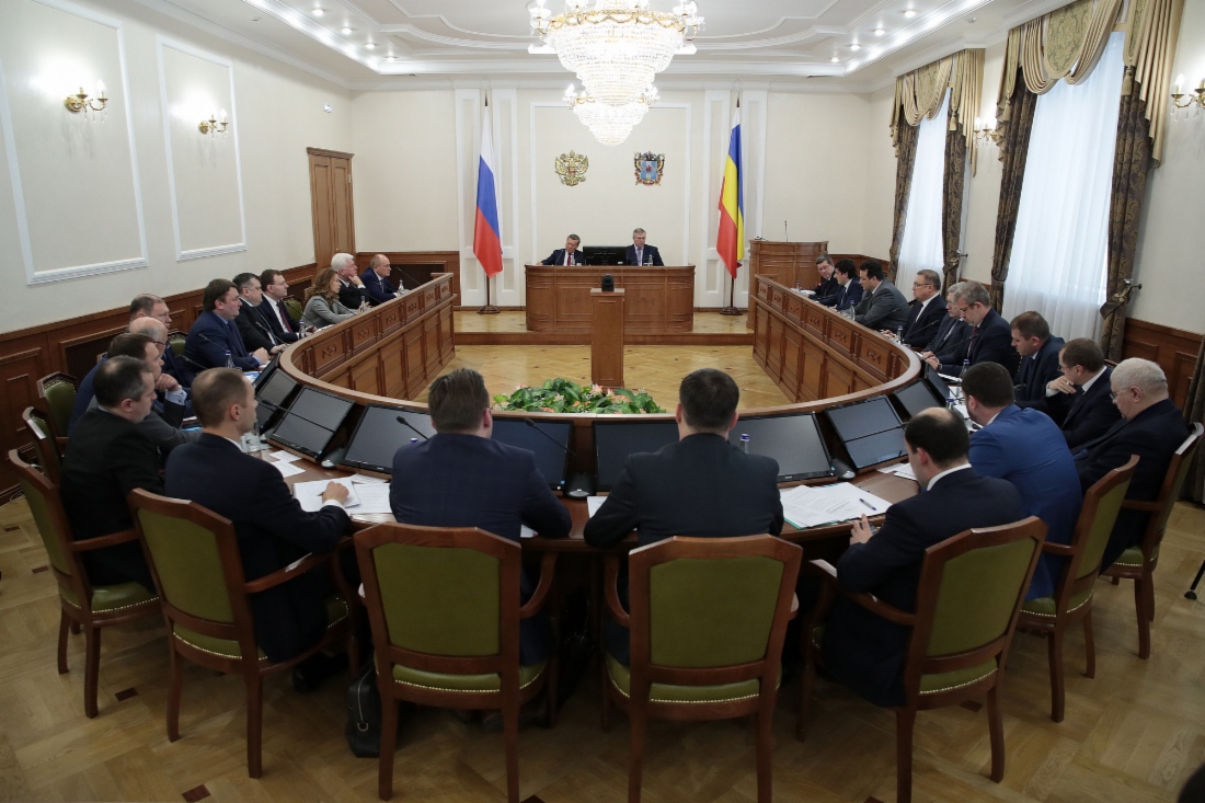 Виктор Зубков и Губернатор Ростовской области Василий Голубев провели первое совещание совместной рабочей группы по реализации пилотного проекта ускоренного развития газомоторного рынка в регионе