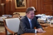Алексей Миллер во время рабочей встречи с Губернатором Томской области Сергеем Жвачкиным
