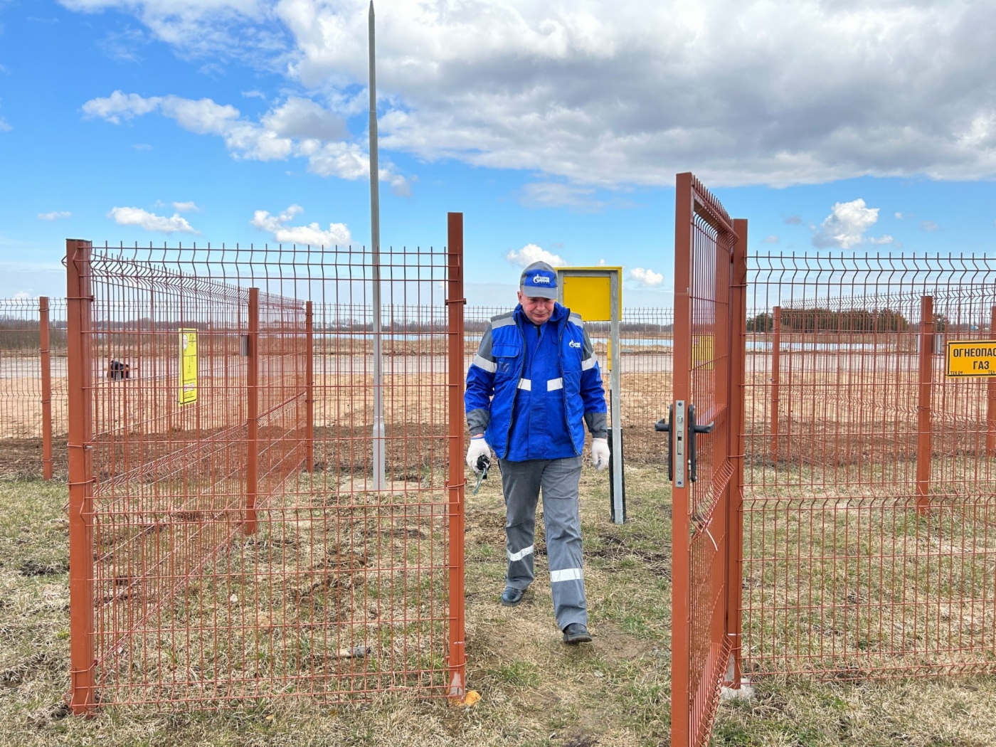 Тверская область, пункт редуцирования газа на территории мемориального комплекса