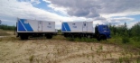 Передвижная авторемонтная мастерская и жилой модуль