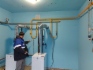 В теплогенераторной установлены два газовых котла