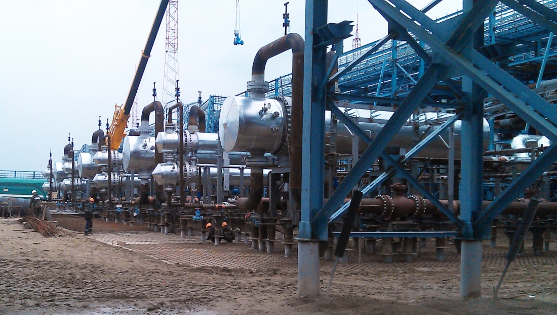 Установка комплексной подготовки газа 1В на Заполярном месторождении