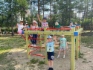 Спортивные сооружения новой площадки стали любимым местом досуга для детей
