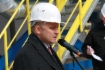 Олег Аксютин выступает на торжественном мероприятии, посвященном  началу эксплуатации пилотного газоперекачивающего агрегата ГПА-32 «Ладога» на компрессорной станции «Вавожская»