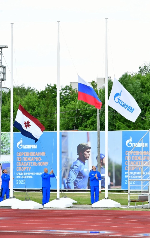 Команда ООО «Газпром трансгаз Югорск», церемония открытия соревнований