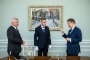 Вагит Алекперов, Губернатор НАО Юрий Бездудный и Алексей Миллер 