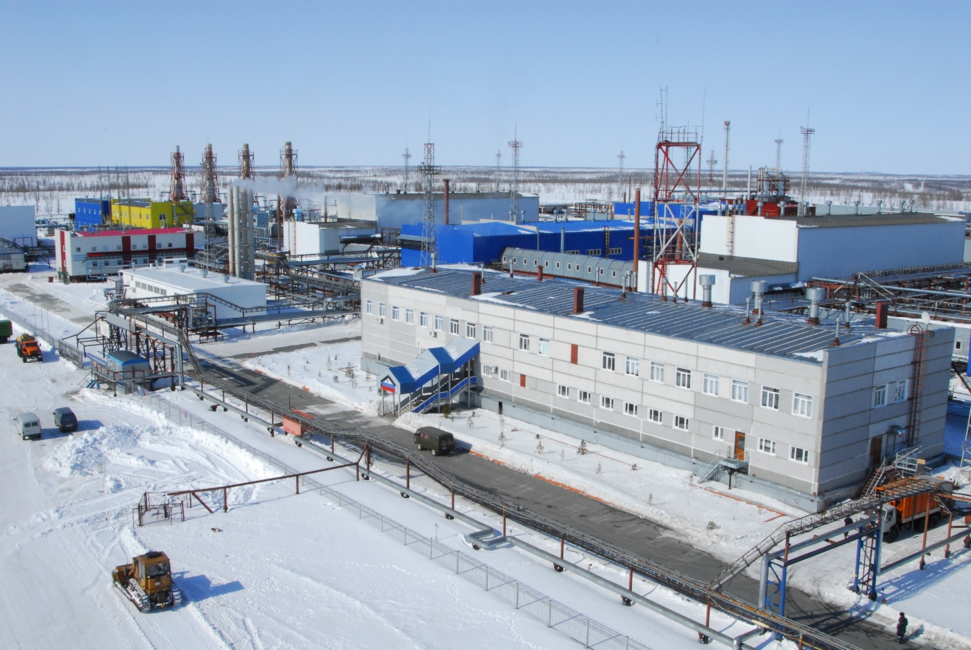 Установка комплексной подготовки газа №1С на Заполярном месторождении