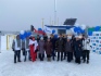 Жители села Менил и сотрудники газовой компании на мероприятиях по вводу газопровода