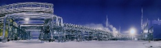 Эстакада технологических трубопроводов установки комплексной подготовки газа №2В Заполярного месторождения