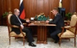 Алексей Миллер проинформировал Владимира Путина о работе «Газпрома» на внутреннем и внешнем рынках. Фото www.kremlin.ru Алексей Миллер проинформировал Владимира Путина о работе «Газпрома» на внутреннем и внешнем рынках. Фото www.kremlin.ru