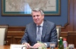 Главный исполнительный директор Royal Dutch Shell plc Бен ван Берден во время встречи с Алексеем Миллером