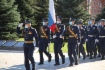 Церемония перезахоронения останков советских воинов, погибших в годы Великой Отечественной войны, обнаруженных в ходе поисковых работ военно-патриотической акции «Вахта памяти»
