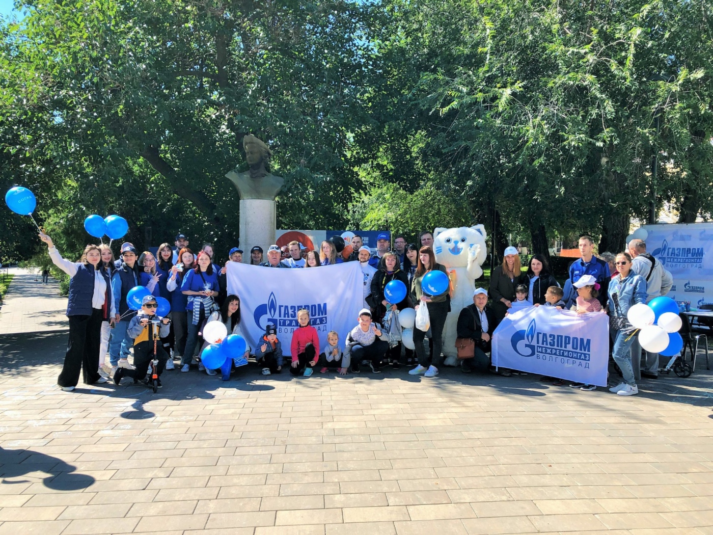 В фестивале #ВместеЯрче в Волгограде приняли активное участие предприятия объединения «Газпром в Волгоградской области»