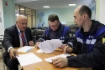 Участники конкурса во время выполнения теоретического задания