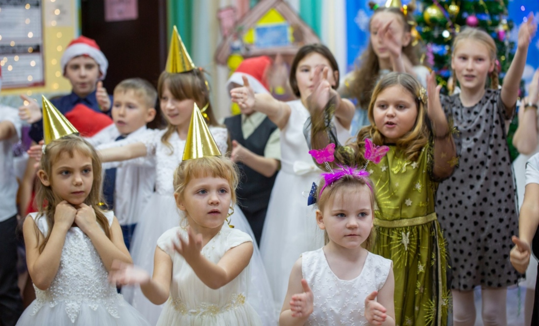 Воспитанники центра «Алый Парус»