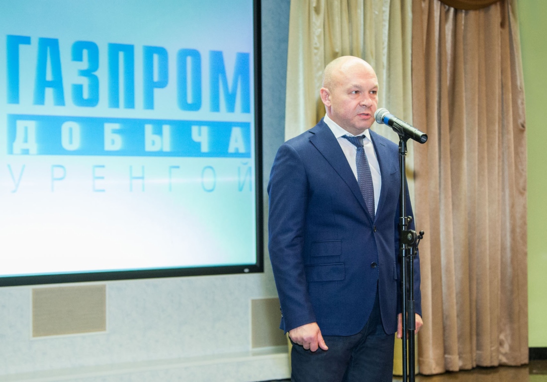 Генеральный директор ООО «Газпром добыча Уренгой» Александр Корякин на открытии церемонии чествования победителей системы «Призма»