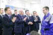 Алексей Миллер, губернатор Санкт-Петербурга Георгий Полтавченко и член Правления ОАО «Газпром» Кирилл Селезнев во время торжественных мероприятий, посвященных вводу в эксплуатацию парогазового энергоблока ПГУ-450 Правобережной ТЭЦ