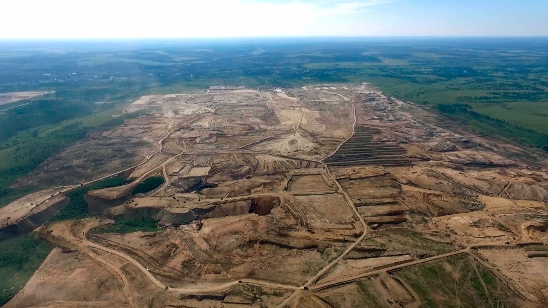 Строительная площадка Амурского газоперерабатывающего завода. 2016 год