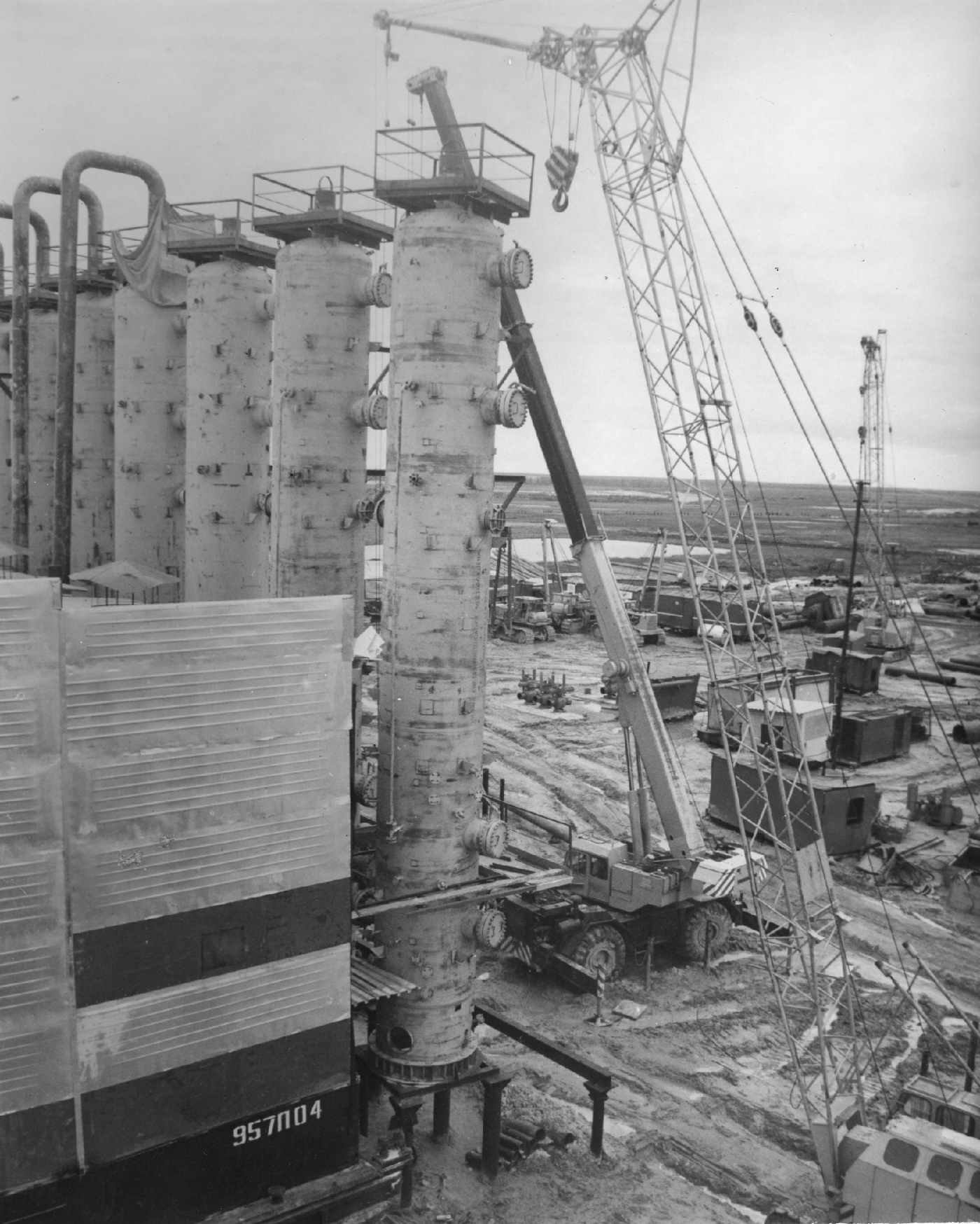 Строительство газового промысла № 2 Ямбургского месторождения. 1985 год