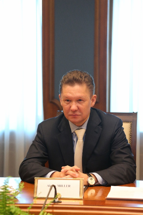 Алексей Миллер во время рабочей встречи с Президентом Курдистана Масудом Барзани
