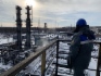 На промплощадке Сосногорского ГПЗ (Республика Коми)