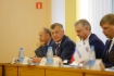Cлева направо: Владимир Марков, Сергей Густов и Александр Дрозденко во время совещания