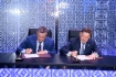 Губернатор Иркутской области Игорь Кобзев и Алексей Миллер