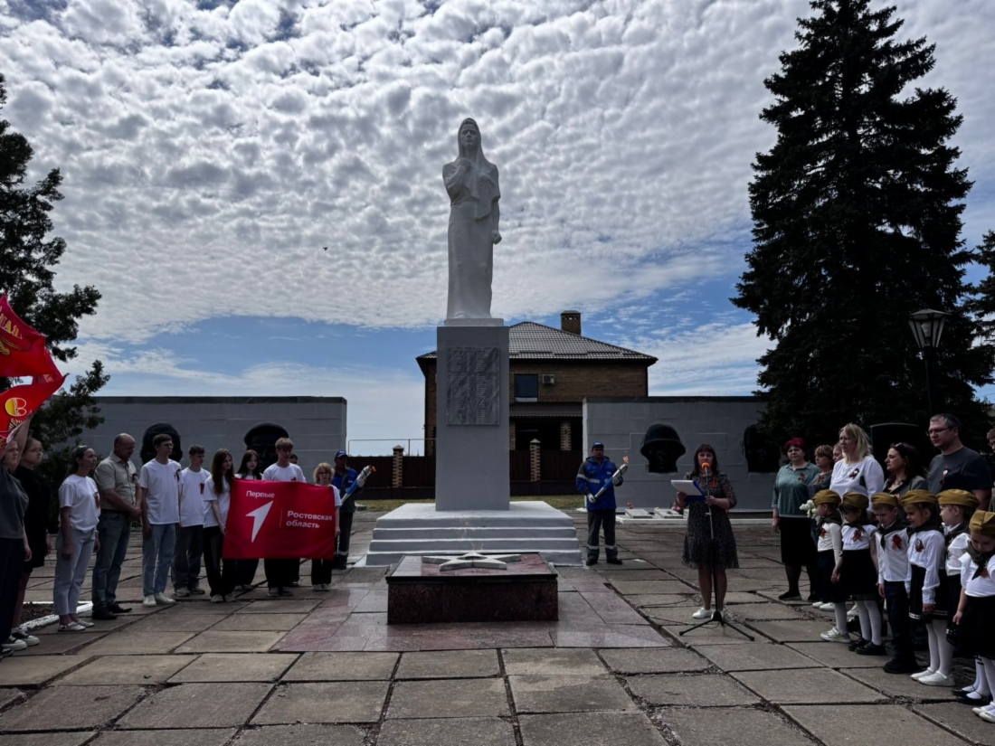 Мемориал «Памяти участникам Великой Отечественной войны» с. Андреево-Мелентьево, Ростовская обл.