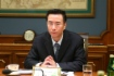 Вице-президент CNPC Ван Дунцзинь во время встречи с Алексеем Миллером