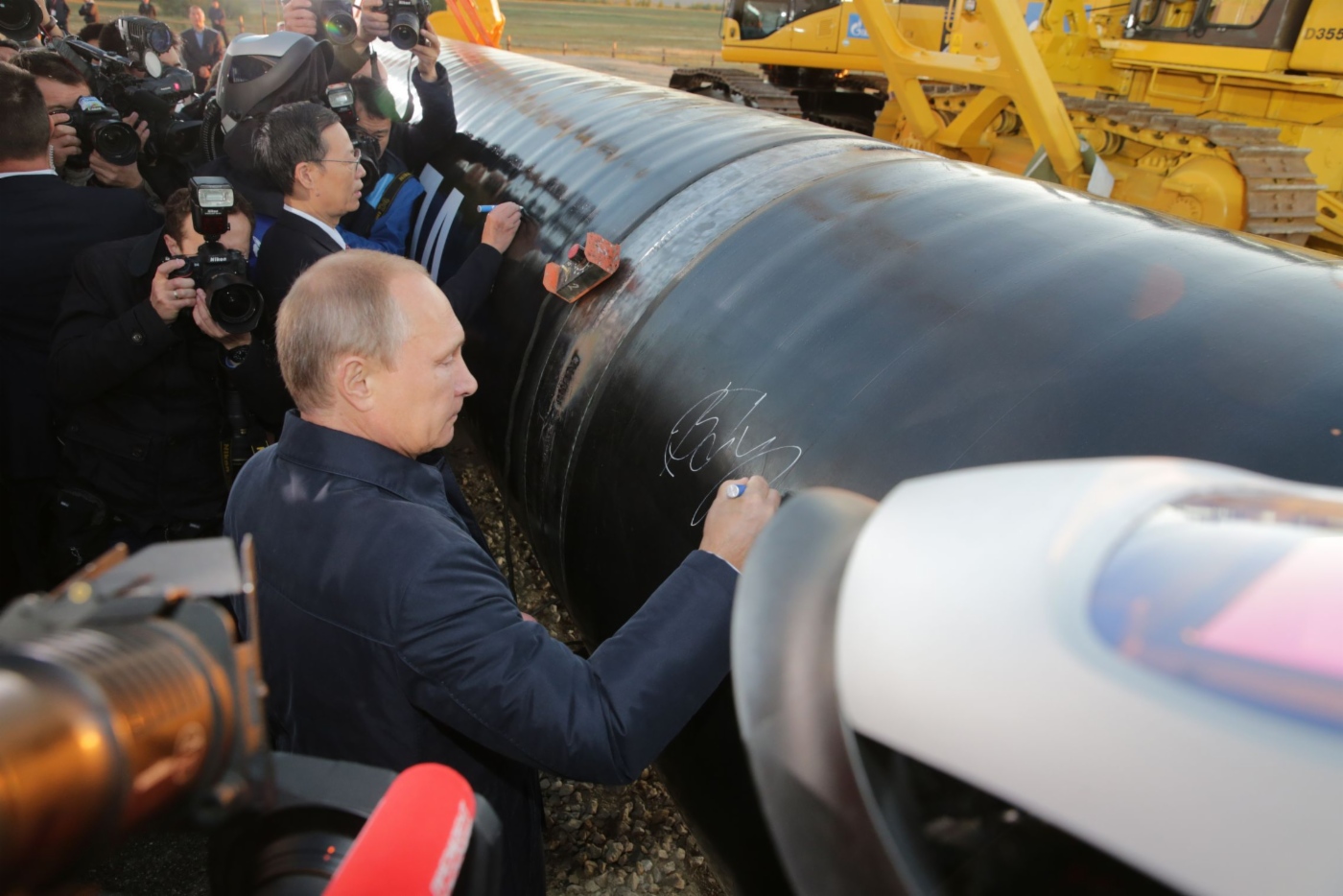 Чжан Гаоли и Владимир Путин